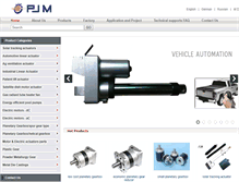 Tablet Screenshot of pjmtec.com